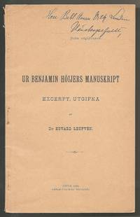 Ur Benjamin Höijers manuskript. Excerpt, utgifna…