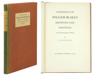 Catalogue of William Blake  s Drawings and Paintings in the Huntington Library
