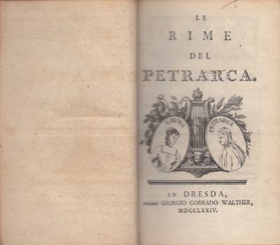 Le rime del Petrarca.