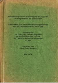 Erscheinungsformen schwedischer Sozialpolitik im…