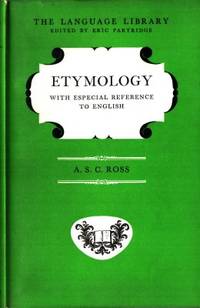 Etymology. With Especial Reference to English.