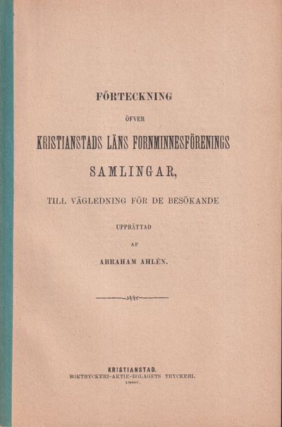Förteckning öfver Kristianstads läns…