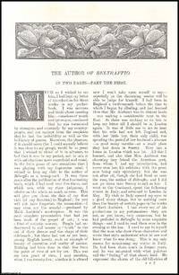 cover of The Author of Beltraffio; Part 1. A Short Story. An original article from the English Illustrated Magazine, 1884