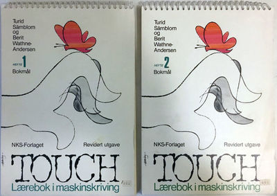 Touch. Lærebok i maskinskriving. Hefte 1 og 2.…