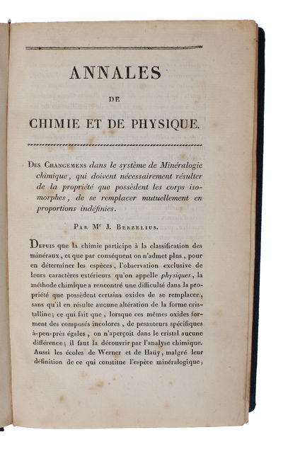 Des Changemens dans la système de Minéralogie…