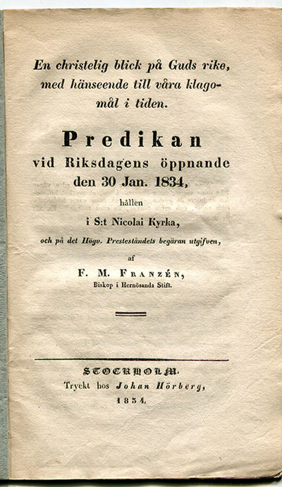 En christelig blick på guds rike, med hänseende…