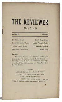 image of THE REVIEWER: May 1, 1921 (Volume 1, Number 6)