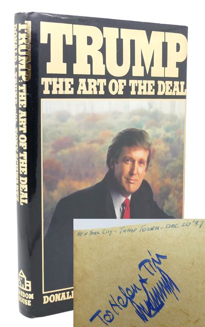 TRUMP THE ART OF THE DEAL Signed 1st by Donald J. Trump | Hardback