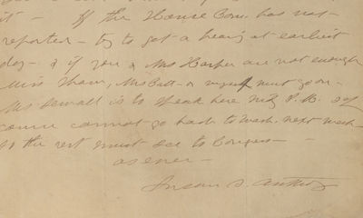 Susan B. Anthony Lobbies Congress to Gain Women the Right to Vote in an Expanding Nation