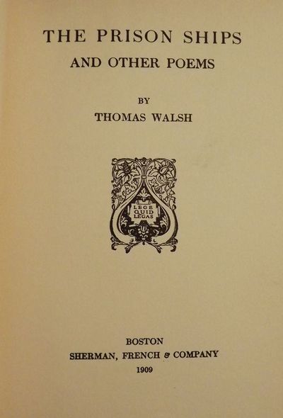 THE PRISON SHIPS AND OTHER POEMS