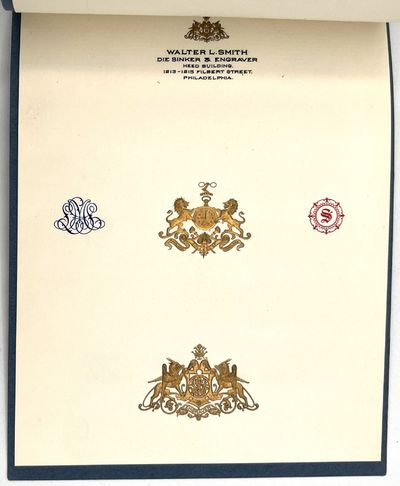 Walter L. Smith: Die Sinker and Engraver Trade Catalogue with Samples