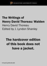 image of Walden (The Writings of Henry D. Thoreau)