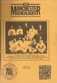 THE MANCHESTER GENEALOGIST MAGAZINE. Vol.28. No.1. 1992