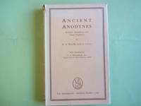 Ancient Anodynes. Primitive Anaesthesia and Allied Conditions. by Ellis. E.S - 1948