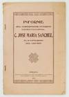 Informe del Gobernador Interino Constitucional, C. Jose Maria Sanchez