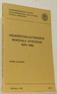 Industrisysselsättningens regionala utveckling…