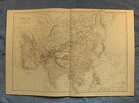 Asia - single original antique chromolithographed map from "The Comprehensive Atlas and...