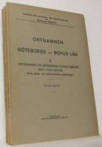 Ortnamnen i Göteborgs och Bohus län. II.…