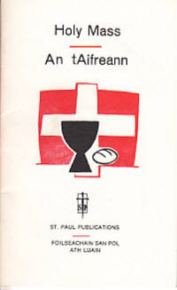 Holy Mass / An tAifreann SCARCE BOOKLET IN ENGLISH & GAELIC