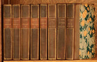 image of THE WORKS OF GUSTAVE FLAUBERT - 8 VOL. SET (INCOMPLETE) INCLUDES LA TENTATION DE SAINT ANTOINE, LETTRES A SA NIECE, PAR LES CHAMPS, BOUVARD ET PECUCHET, CORRESPONDANCE VOLS 1-4