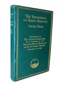 The Importance of Being Earnest by Wilde, Oscar - 1910