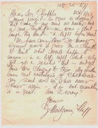 [ALS] James Montgomery Flagg to Writer and Editor Joe Chapple on Nostalgia and "The Night Before Christmas."