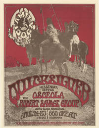 Original flyer for a performance by Quicksilver Messenger Service, 1970