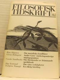 Filosofisk tidskrift nr 2/1983.