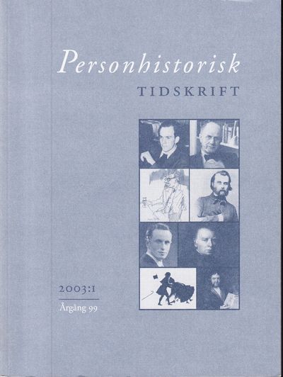 Personhistorisk tidskrift 2003:1-2. [Nittionionde…