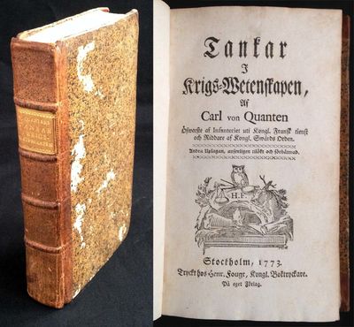Tankar i krigs-wetenskapen, af Carl von Quanten.…