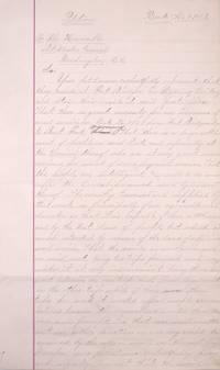 Manuscript document addressed to the Post-Master General of the United States, petitioning for an increase in mail service to Route No. 37119 from Fort Bridger to Burt Fork
