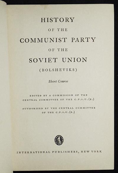 History of the Communist Party of the Soviet Union (Bolsheviks