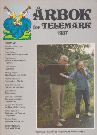 Årbok for Telemark 1987. Skriftstyrar: Dag…