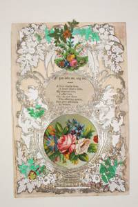 ALBUM OF 45 HANDMADE VICTORIAN FRIENDSHIP CARDS, VALENTINE'S GREETINGS, CHRISTMAS CARDS, &c