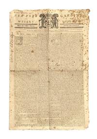 New-York Gazette; Or, The Weekly Post-Boy. Monday, February 15, 1768. Number 1311