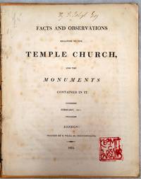 image of Facts and Observations Relating to the Temple Church, and the Monuments Contained in It