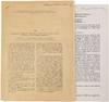 Two Signed Offprints on Streptomycin