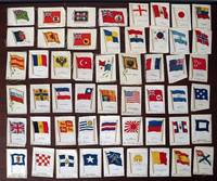 cigarette silks Antique 1900s Collector Tobacco Silks, Country Names, Lot of 8 Patches Vintage Cigarette Silks. Fatima, Nebo.