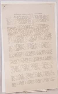 image of Statement of former Proletarian Party members