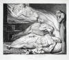 The Death of the Strong Wicked Man.  A single plate from Robert Blair's The Grave