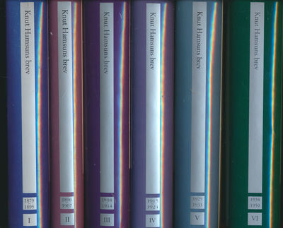 Knut Hamsuns brev . 1-6. Utgitt av Harald S. Næss.