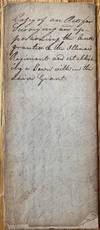 "Copy of an Act for Surveying and Apportioning the Lands Granted to the Illinois Regiment and Establishing a Town within the Said Grant," - Manuscript Copy by William Munford, Keeper of The Rolls, from the "Original in My Custody" dated January 16, 1818