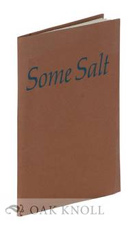 ALIQUID SALIS OR IF YOU PREFER ENGLISH SOME SALT