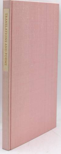 [SPECIAL PRESS] TRANSLATIONS AND POEMS