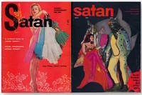 Satan (2 vintage pinup magazines, 1957) by Jonathan, Eric, and Theodore S. Hecht, Clifford M. Douglas, Peter Brian, Harry Belil, Betsy Compton, Mannie Banks, Don Axelrod (editorial); Charles Kell (photography); Bill Ward, Bill Wenzel, Dan de Carlo, Bob Tupper, Wally Littman, Charles Dennis (illus - 1957