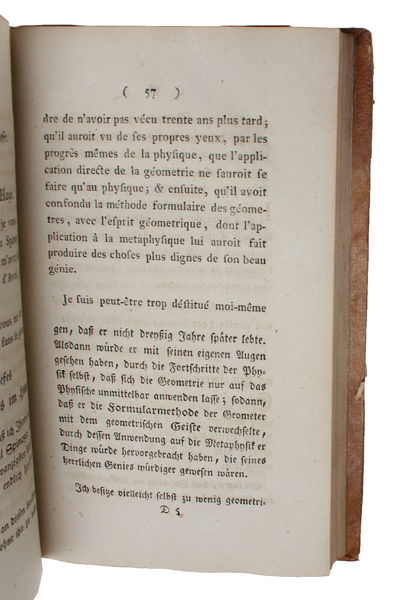 Ueber die Lehre des Spinoza in Briefen an den Herrn Moses Mendelssohn. - [INITIATING THE PANTHEISMUSSTREIT - PRESENTATION-COPY] (photo 5)