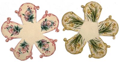 Two Colorful Daffodil Nut Cups