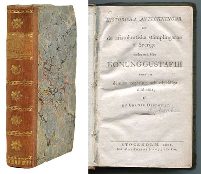 Historiska anteckningar om de aristokratiska…