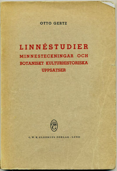 Linnéstudier. Minnesanteckningar och botaniskt…