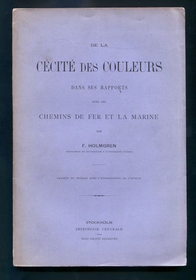 De la cécité des couleurs dans ses rapports avec…
